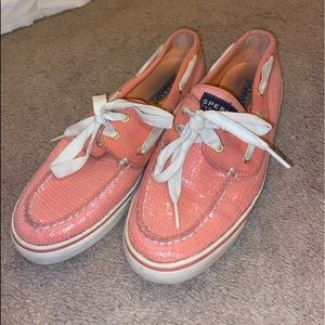 Sperry Top-Sider Pink Sequin Boatshoe